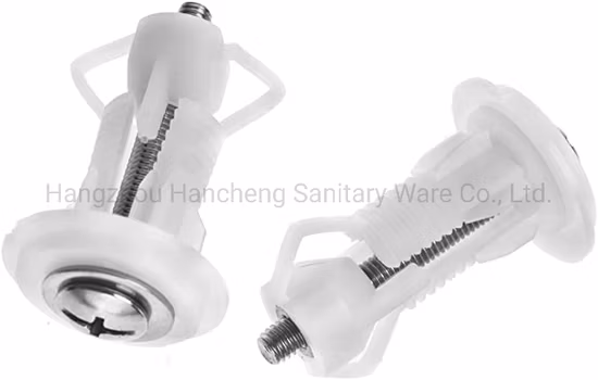 Vis à écrous de fixation supérieure pour charnières de siège de toilette à montage supérieur, faciles à installer