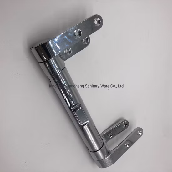 Support à fermeture douce en métal zinc pour couvercle de siège de toilette